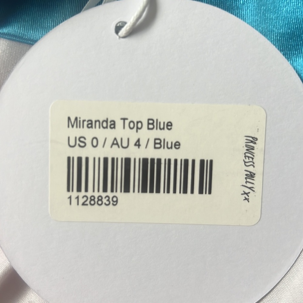 Miranda Top Blue - Picture 3 of 5